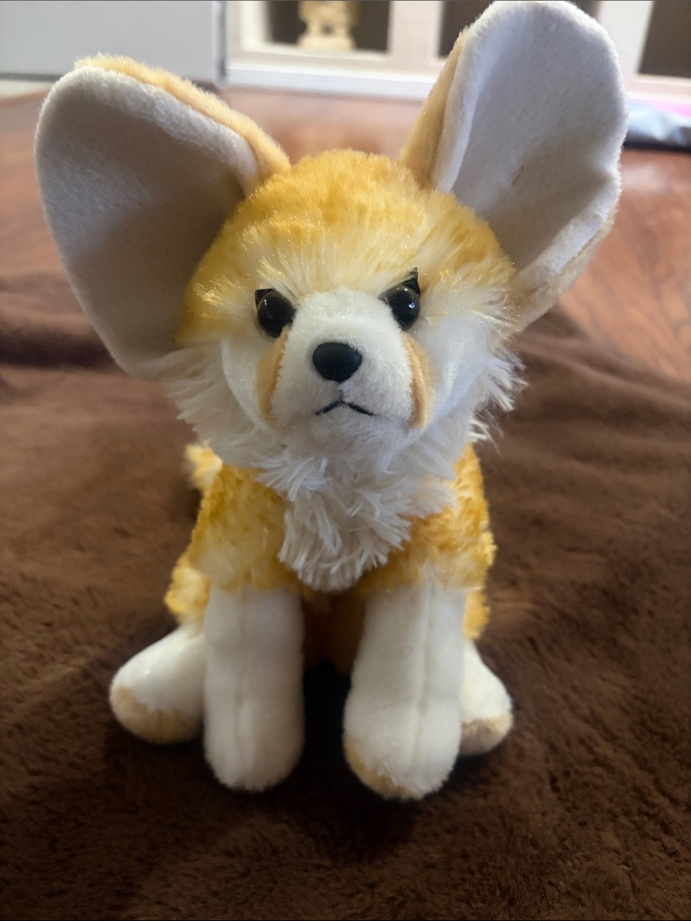 Yellow Plush Fennec Fox Stuffed Animal